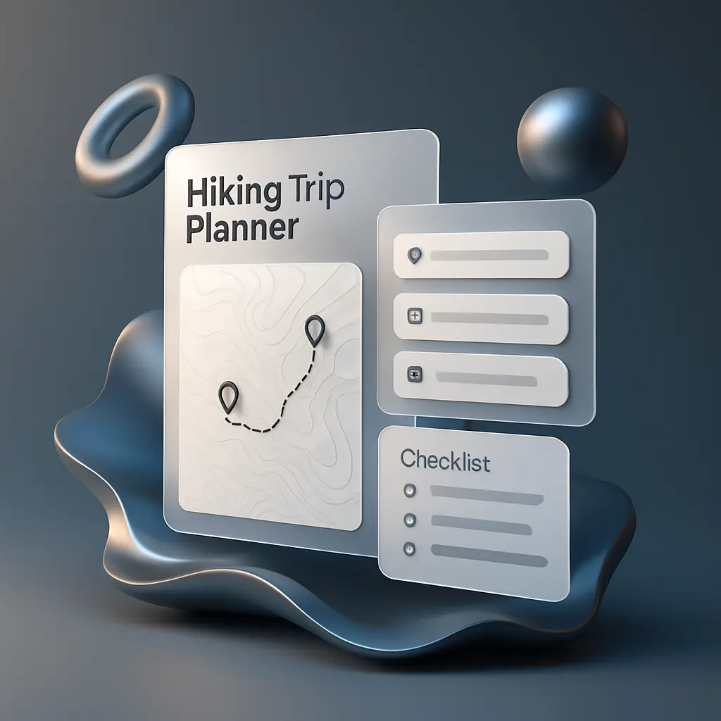 Hiking Trip Planner Template