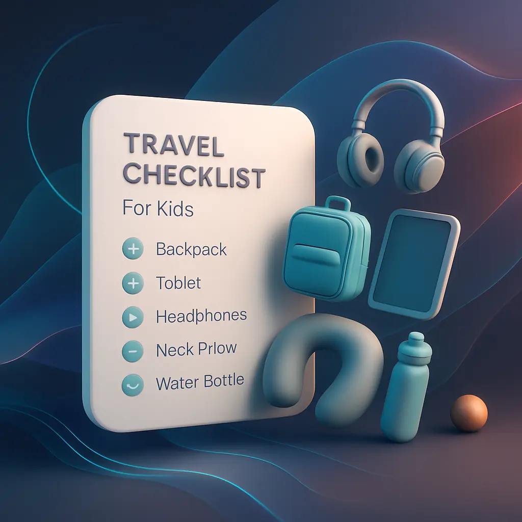 Travel Checklist for Kids